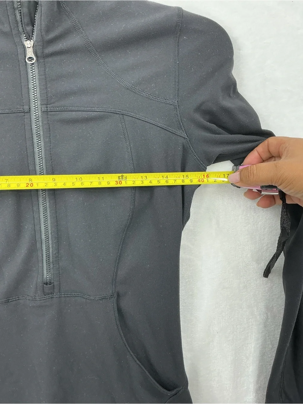 lululemon athletica Black Half-Zip Jacket 1061